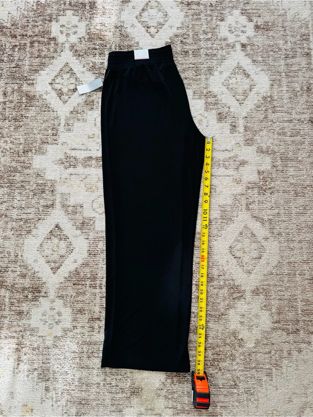 Avenue VIP Knits Black Wide Leg Pant